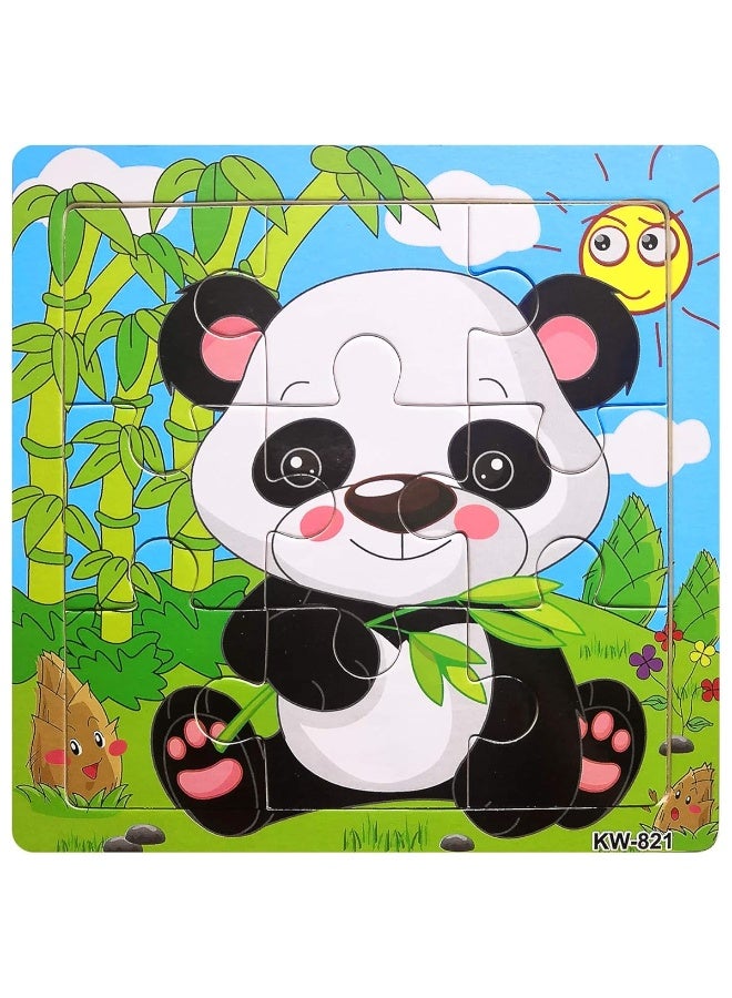 Capstro Wooden Animal Puzzle Set for Toddlers – 6-in-1 Montessori Puzzle with Cute Animal Designs for Early Learning, Fine Motor Skills & Screen-Free Play - Image 4